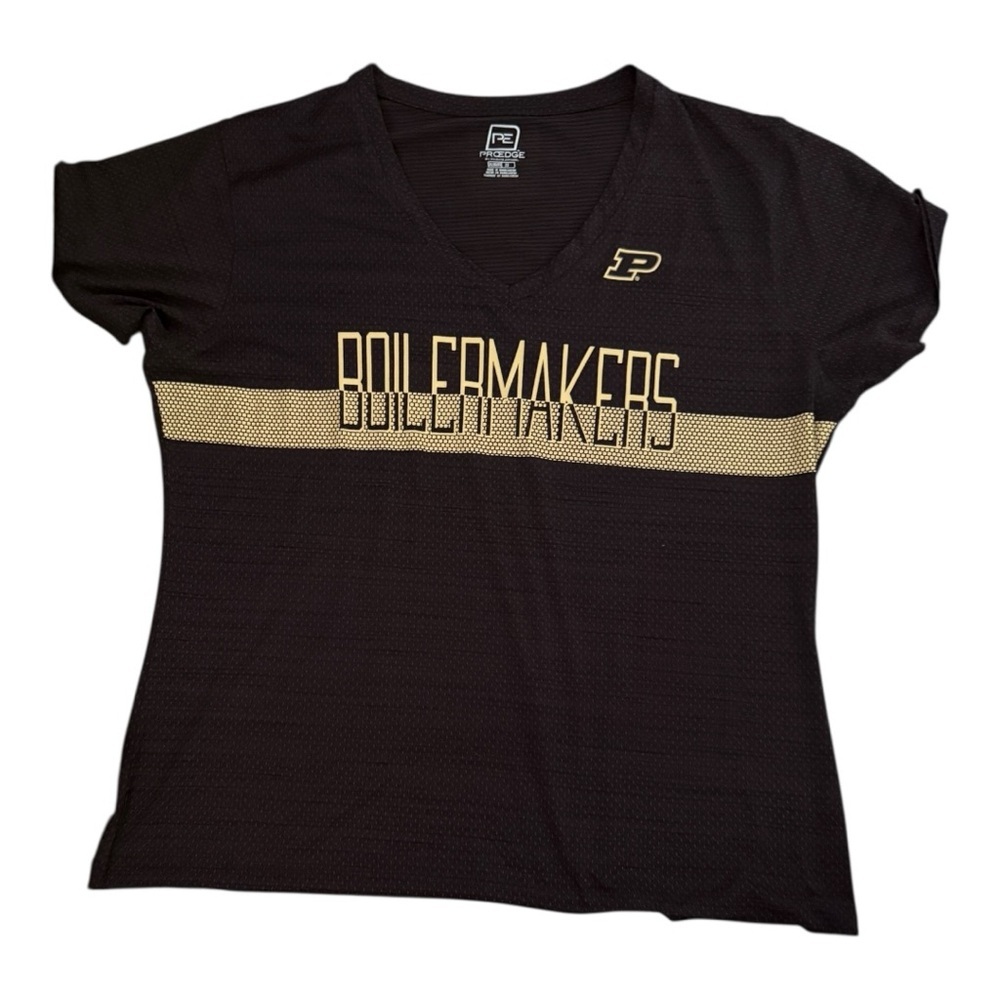 Active Seller! Pro Edge Knights Apparel Purdue Boilermakers V-Neck Tee Plus 3X